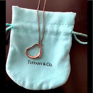 Tiffany & Co Elsa Peretti heart necklace